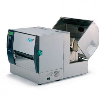  Toshiba-Tec B-SX8 címkenyomtató nyitva