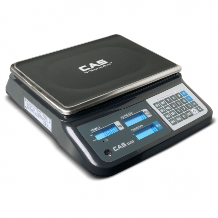 CAS 15 kg-os mérleg hitelesítéssel