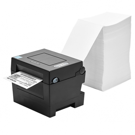 Bixolon SPL-DL410 leporellós címkével
