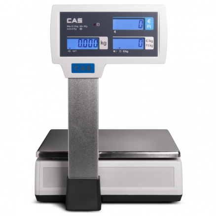 CAS ER-Plus 15 kg tornyos mérleg vevőkijelző