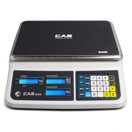 CAS PR-II lapos 15 kg mérleg