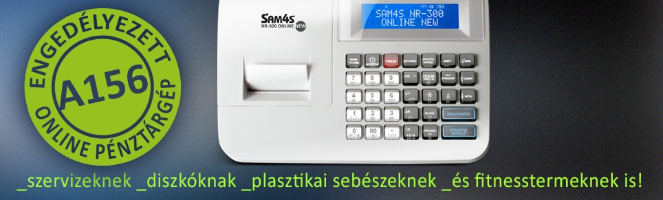 A SAM4S NR-300 ONLINE NEW pénztárgép engedélyét sikeresen módosítottuk!