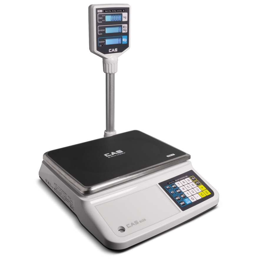CAS PR-II tornyos 15 kg hitelesítéssel | Pénztárgépcentrum